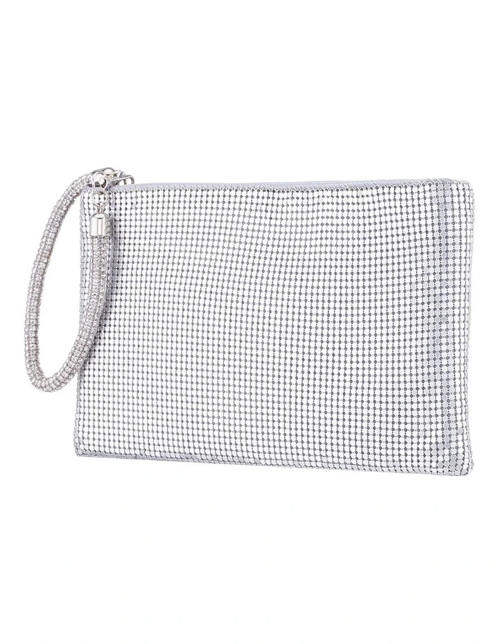 Bergman Bag in Silver Mesh