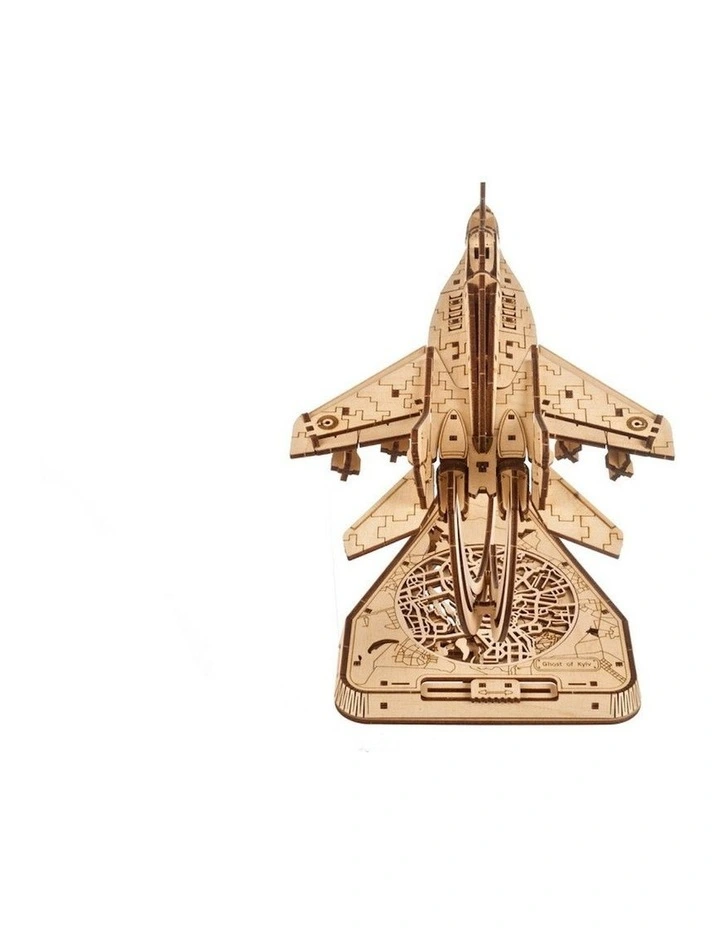 The Ghost of Kyiv Ukrainian Fighter Wooden 3D Puzzle (14+ Years) 181 Piece