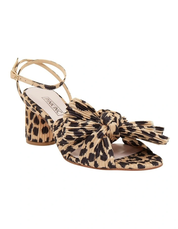 Secret Leopard Fabric Sandals