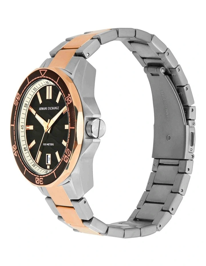 Analogue Watch in Two Tone