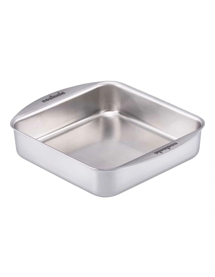 Stainless Steel Clad Square Roast Pan 20x20x5cm