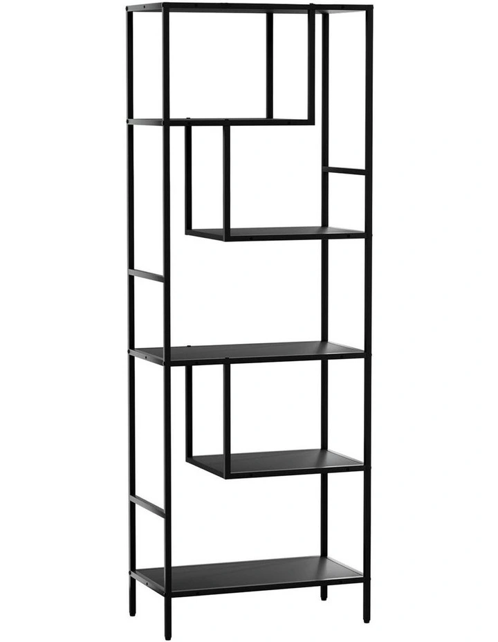 Bookshelf 5 Tiers in Black