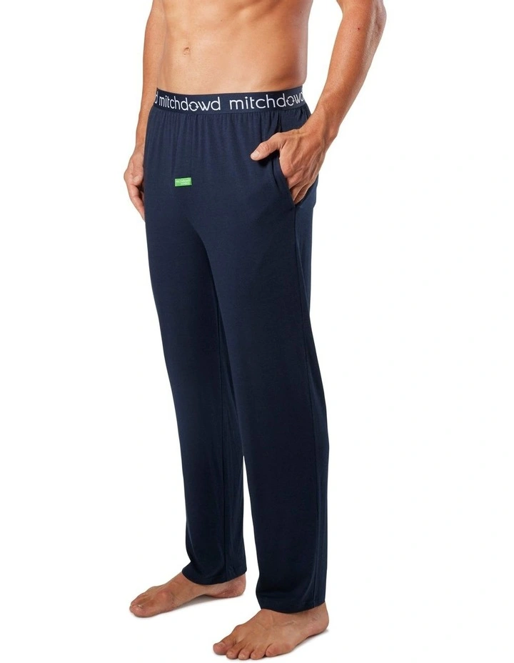 Soft Bamboo Knit Sleep Pants in Navy