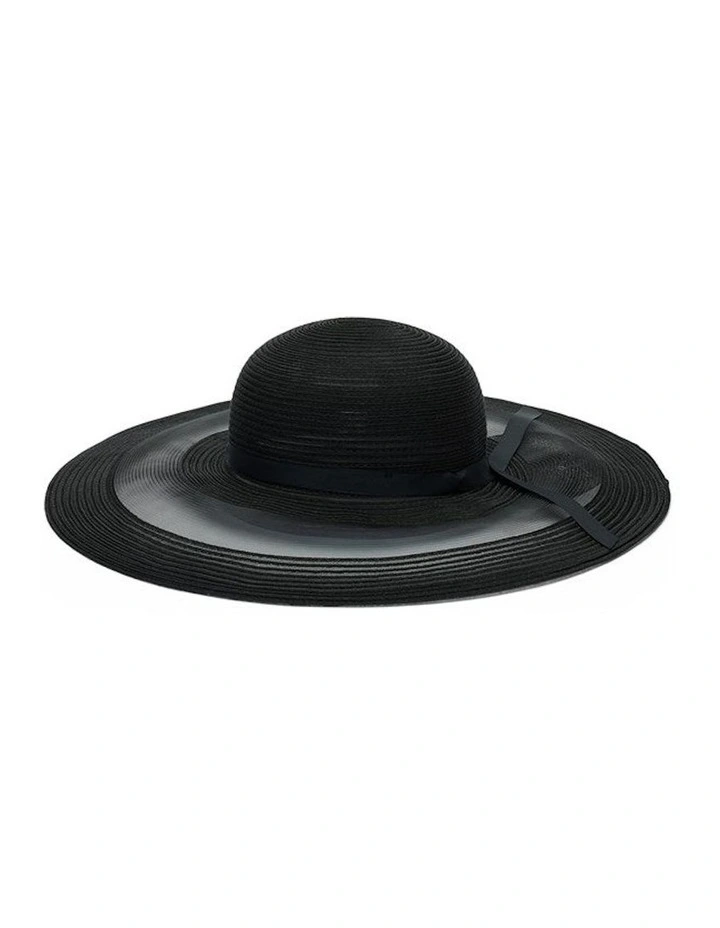 Finola Floppy Hat in Black