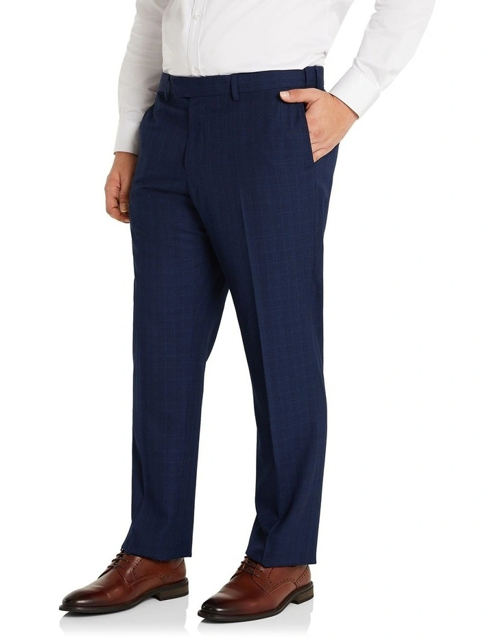 Saylor Check Dress Pant in Royal Blue
