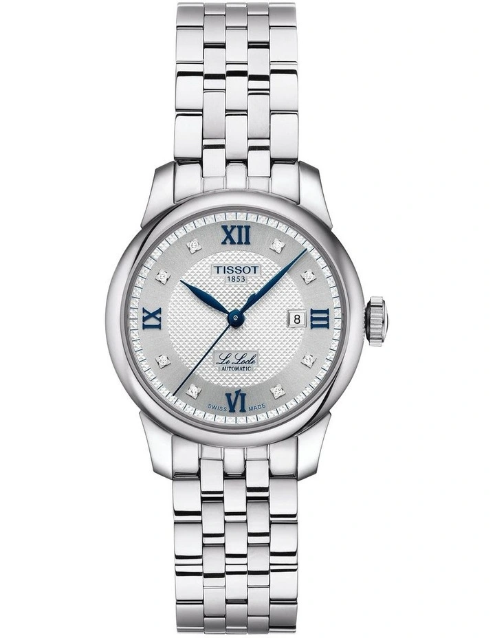 Le Locle Automatic 20th Anniversary T0062071103601 Watch in Silver/Blue