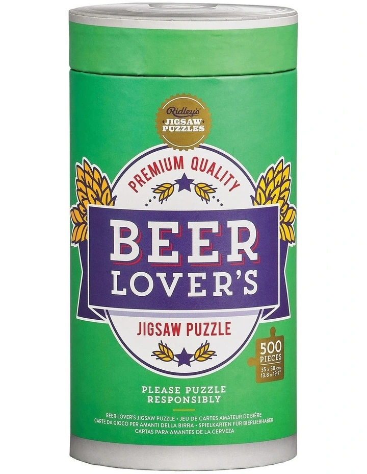 Beer Lover's 500 Piece Jigsaw Puzzle