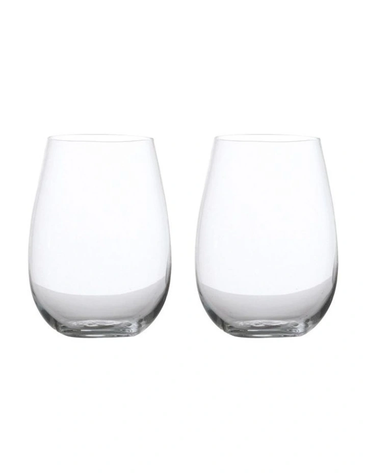 Calia Stemless Wine Glass 500ml Set of 2 Gift Boxed
