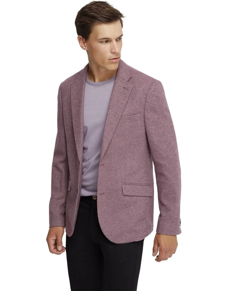 Milton Wool Rich Blazer in Grape