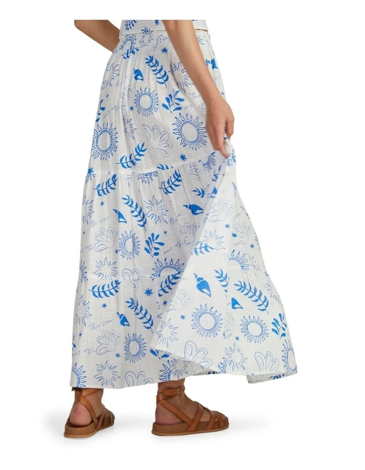 Costa Del Sud Skirt in Bright White