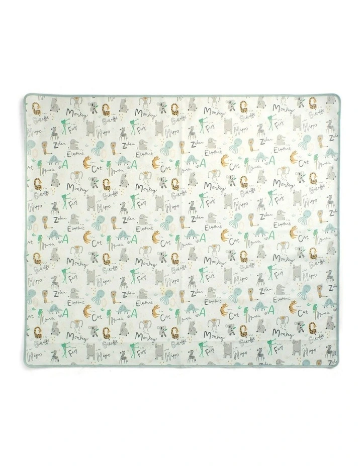 Splash Mat in Animal Alphabet
