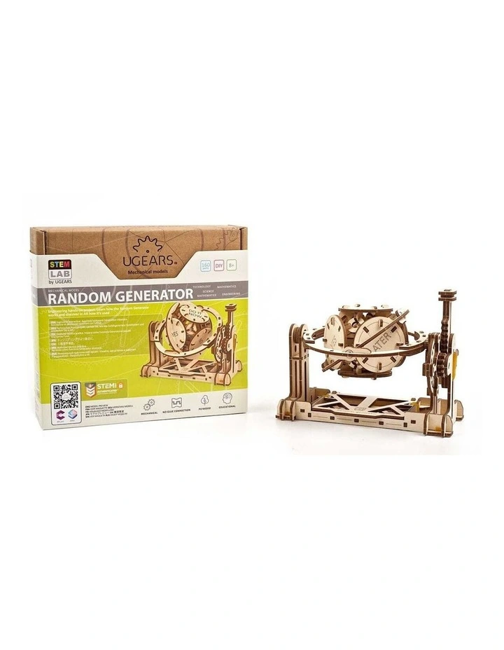 Stem Lab Random Generator 160 Piece Wooden 3D Puzzle