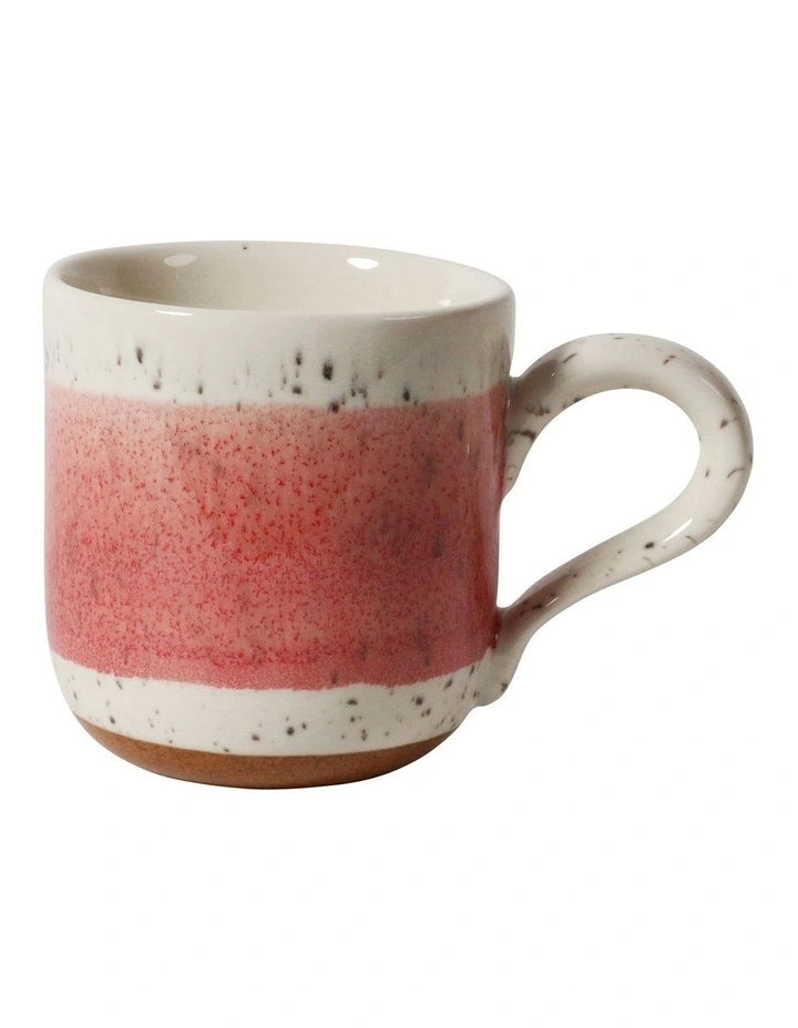 Solace Mediterranean Clay Mug With Reactive Glaze 350ml in Pink