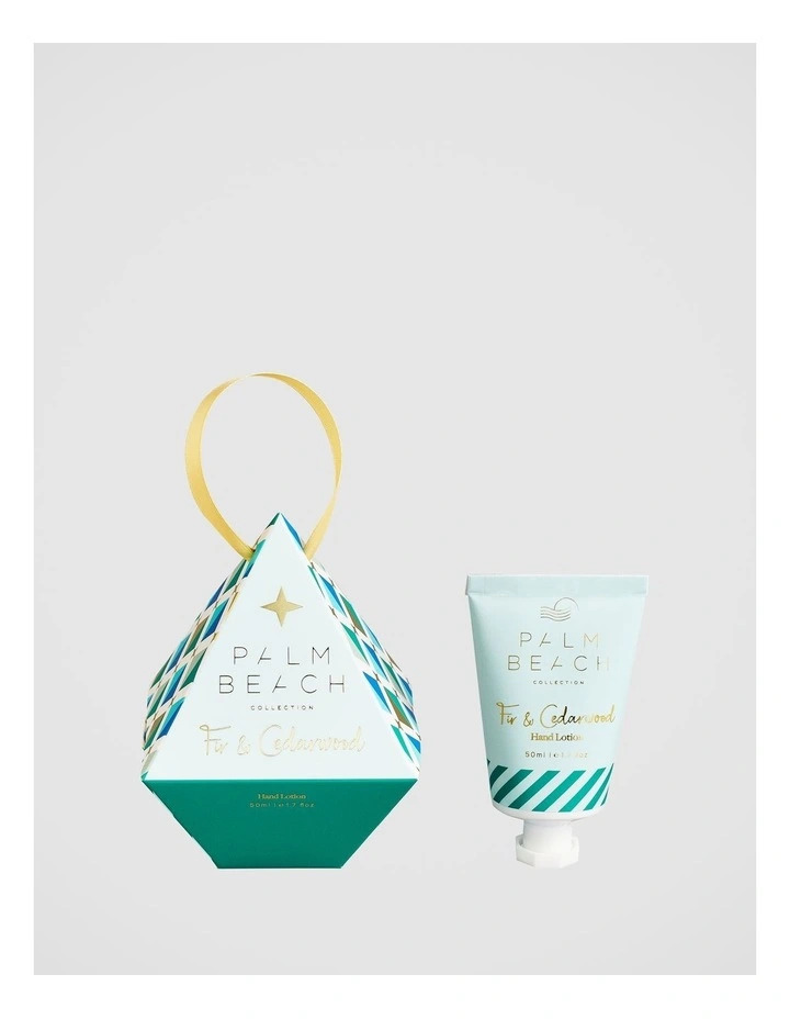 Fir & Cedarwood Hanging Bauble Hand Lotion 50ml