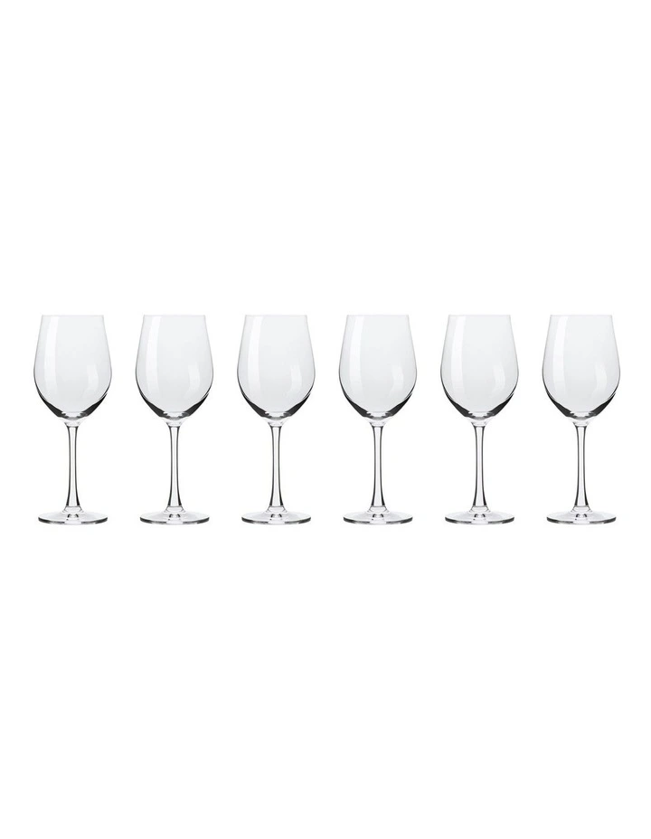 Cosmopolitan Wine Glass 425ml Set of 6 Gift Boxed in Clear