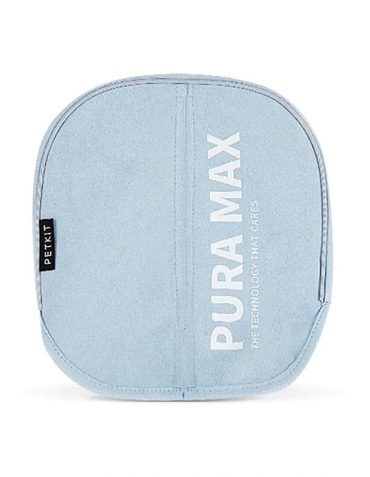 Magnetic Dustproof Curtain For Pura Max Cat Litter Box in Blue