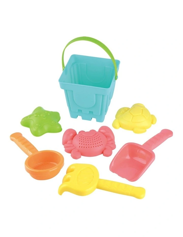 Beach Bucket & Tools 7 Piece Set