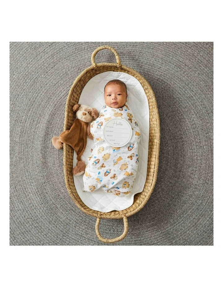 34cm Buddy Dog Cuddle Comforter in Beige