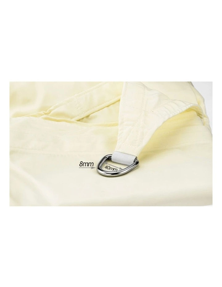 Waterproof Outdoor Square Sun Shade 4x4m in Beige
