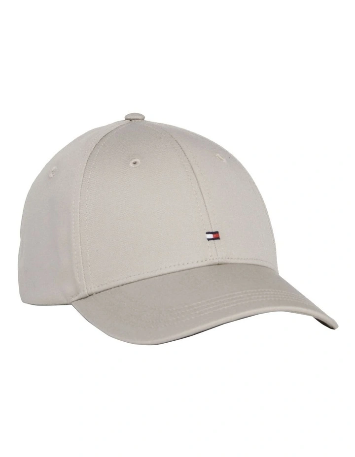 Flag Cotton 6 Panel Cap in Brown