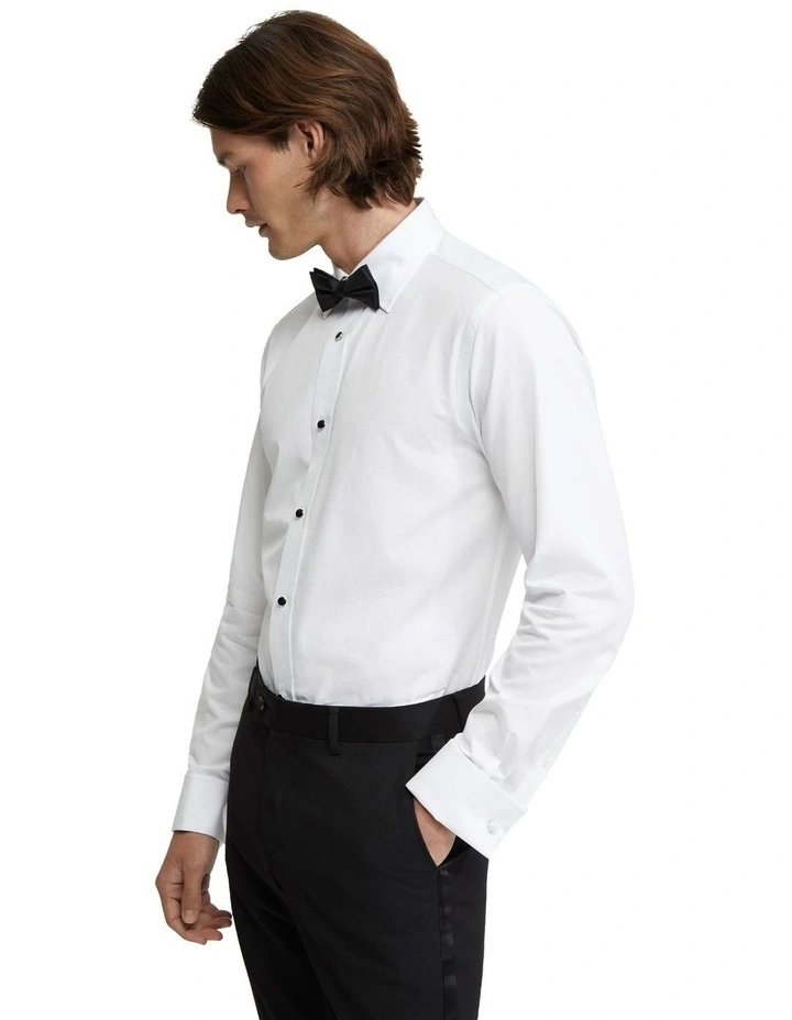 Newbury Luxury Dinner Shirt in White