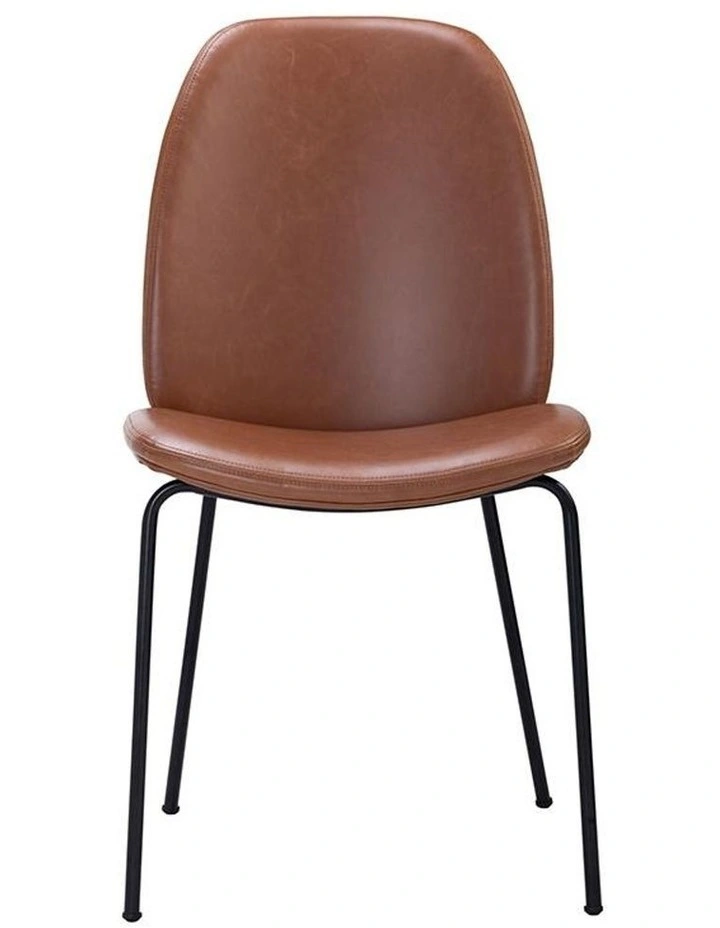 Adelia Dining Chair Tan & Black