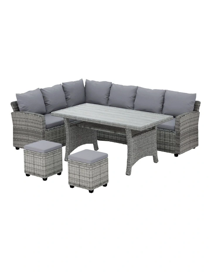 Dining 9-Seater Set in Grey