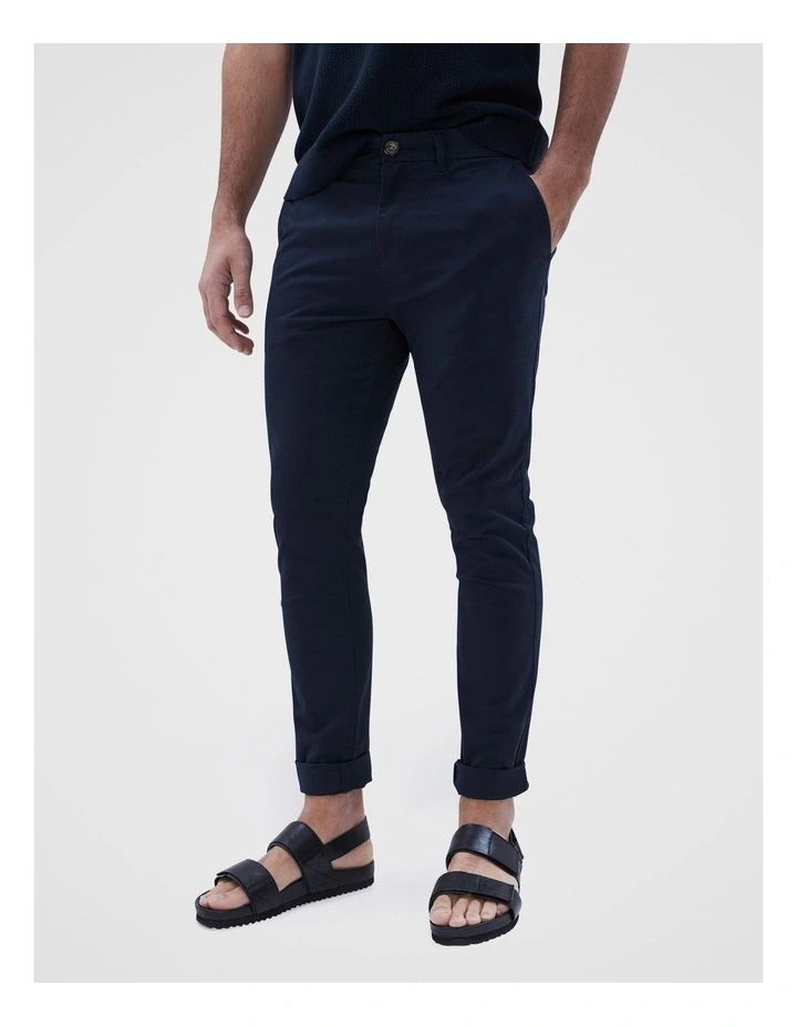 Slim Chino Pant in Navy