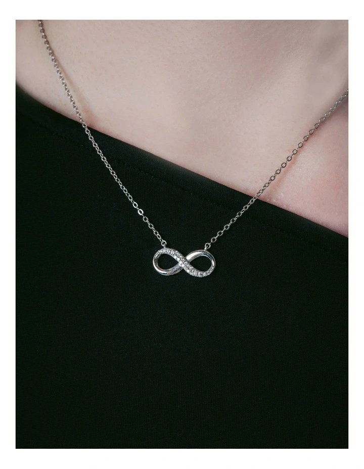 Forever Infinity Pendant in Silver