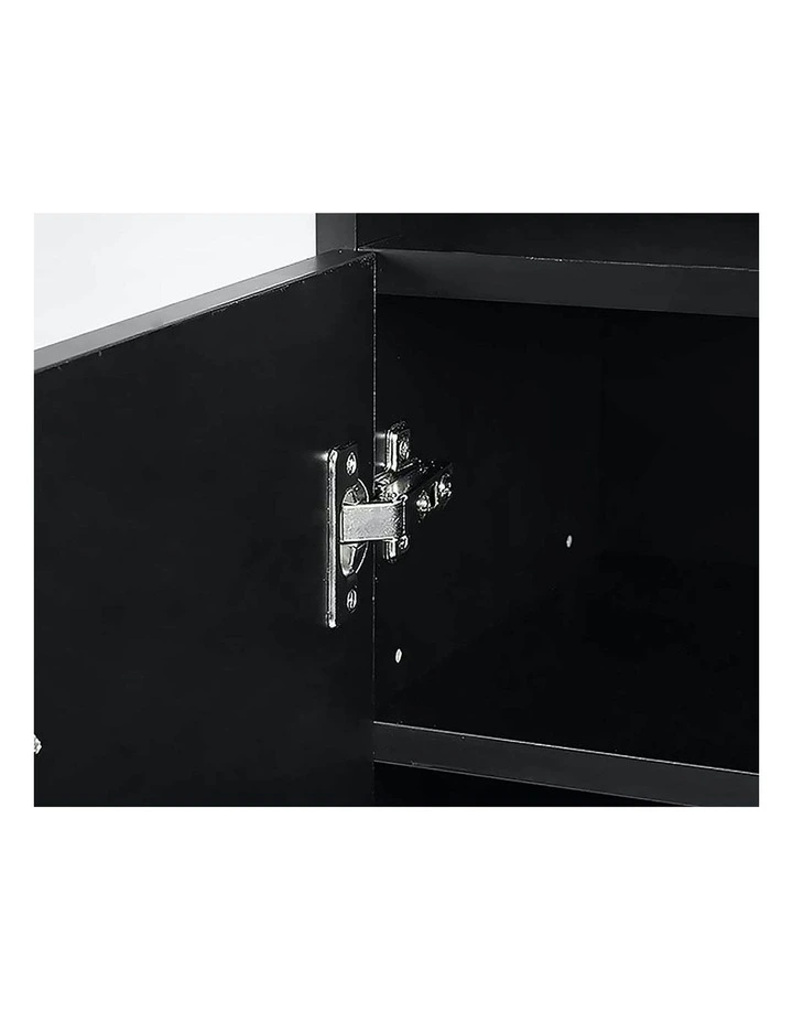 Shoe Cabinet Rack Storage Organiser 80 x 30 x 90cm Black