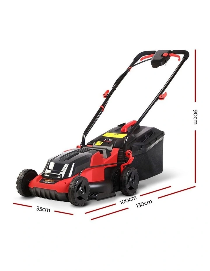 Lawn Mower Electric 40V Cordless Lawnmower with 2 Rechargeable Batteries