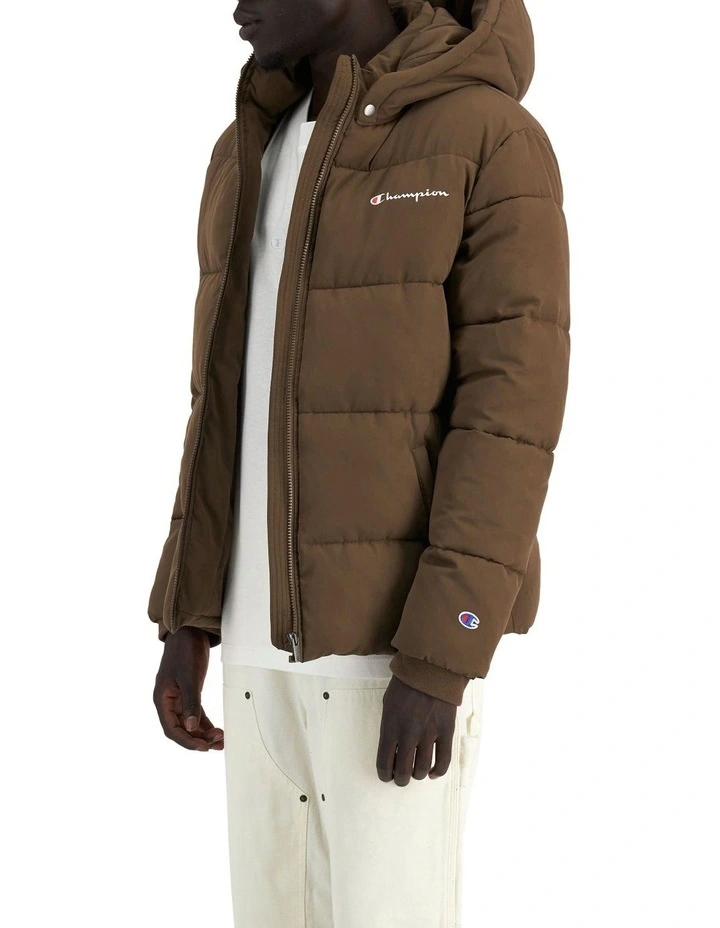 Rochester Puffer Jacket in Brown