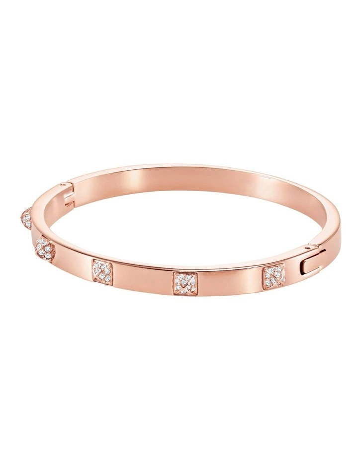 Tactic Bangle Rose Gold-Tone Finish in White