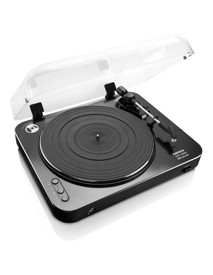 Bluetooth Turntable with Direct Encoding in Black