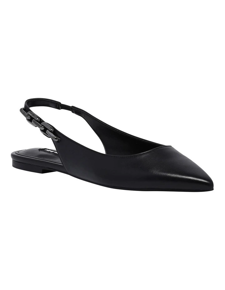 Babby Slingback Flat in Black