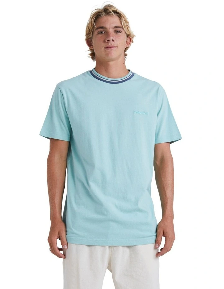 Pacific Fade T-shirt in Pastel Turquoise