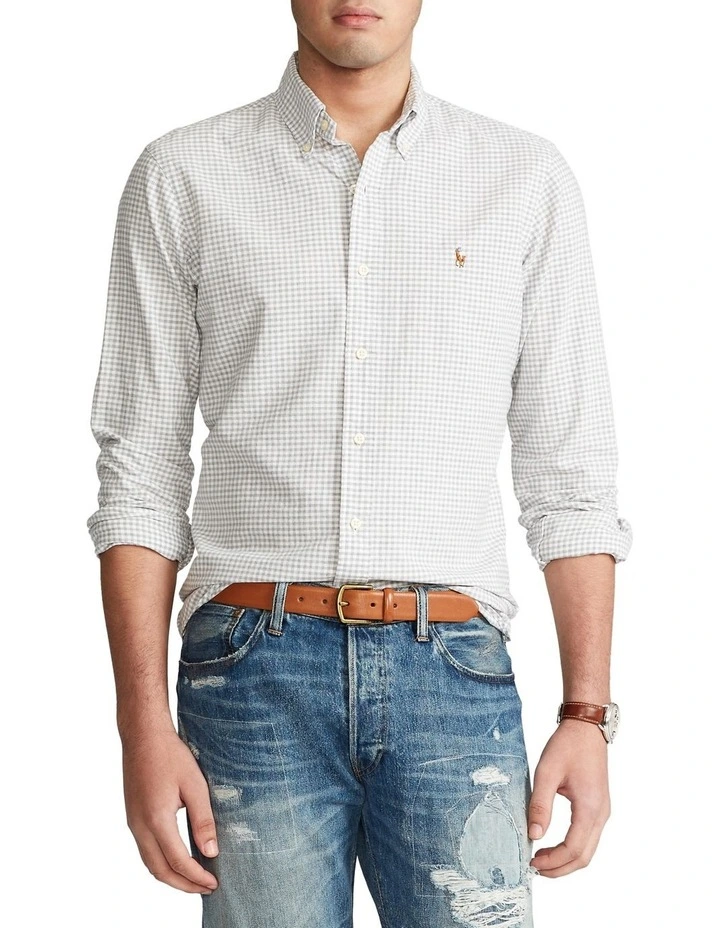 Classic Fit Gingham Oxford Shirt