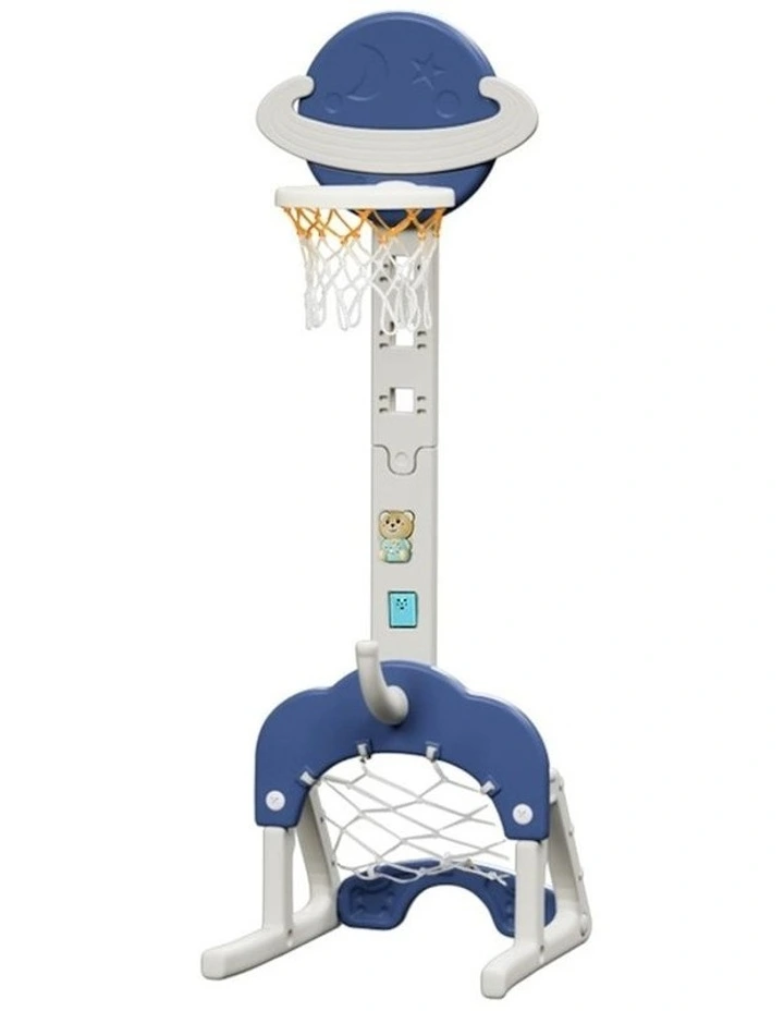 Adjustable 6-in-1 Basketball Hoop Stand