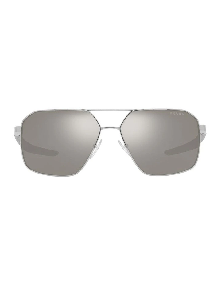 PS 55WS Silver Sunglasses