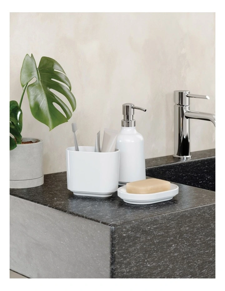 Step Soap Dish in White