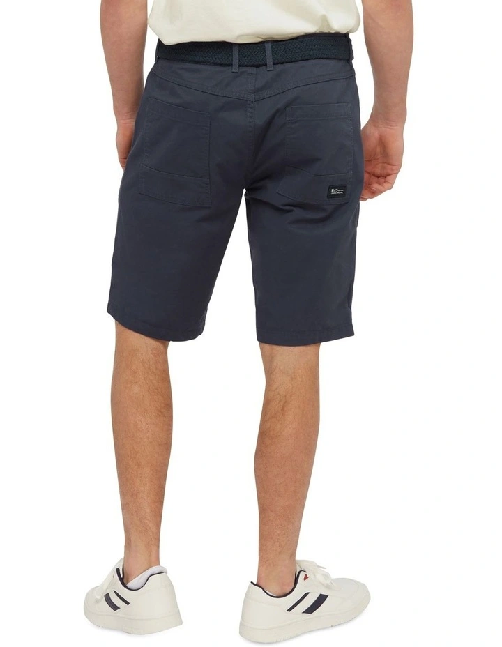 5 Pocket Walk Short Blue