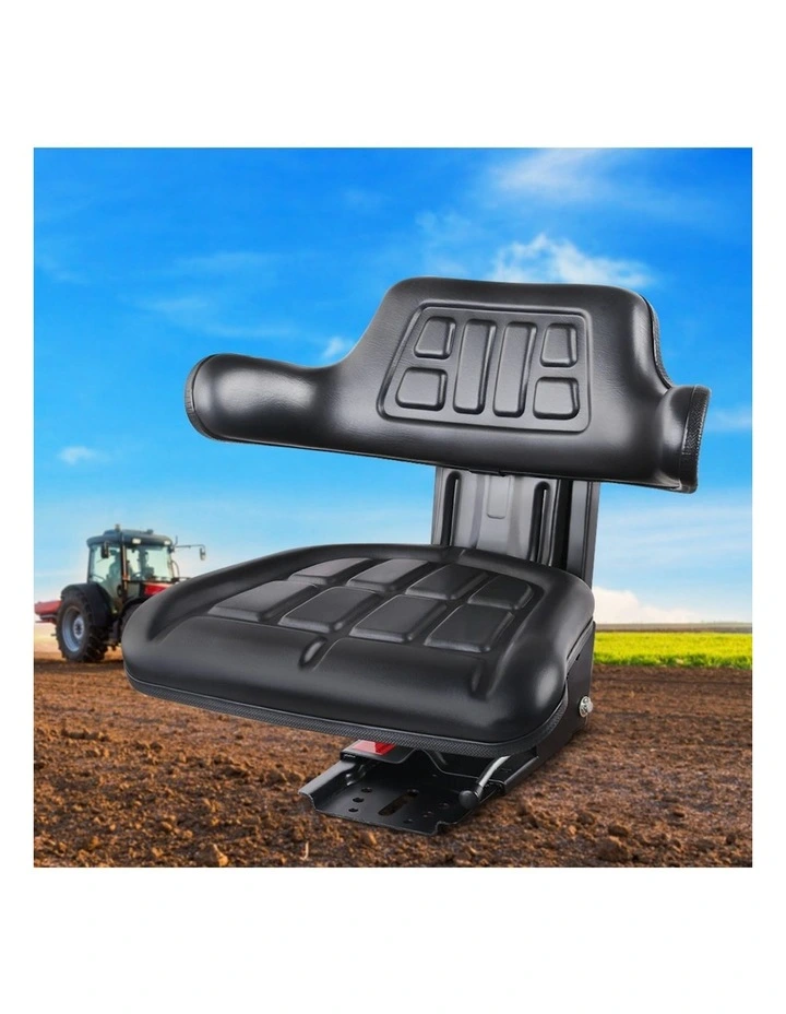 Adjustable Universal Tractor Seat in Black