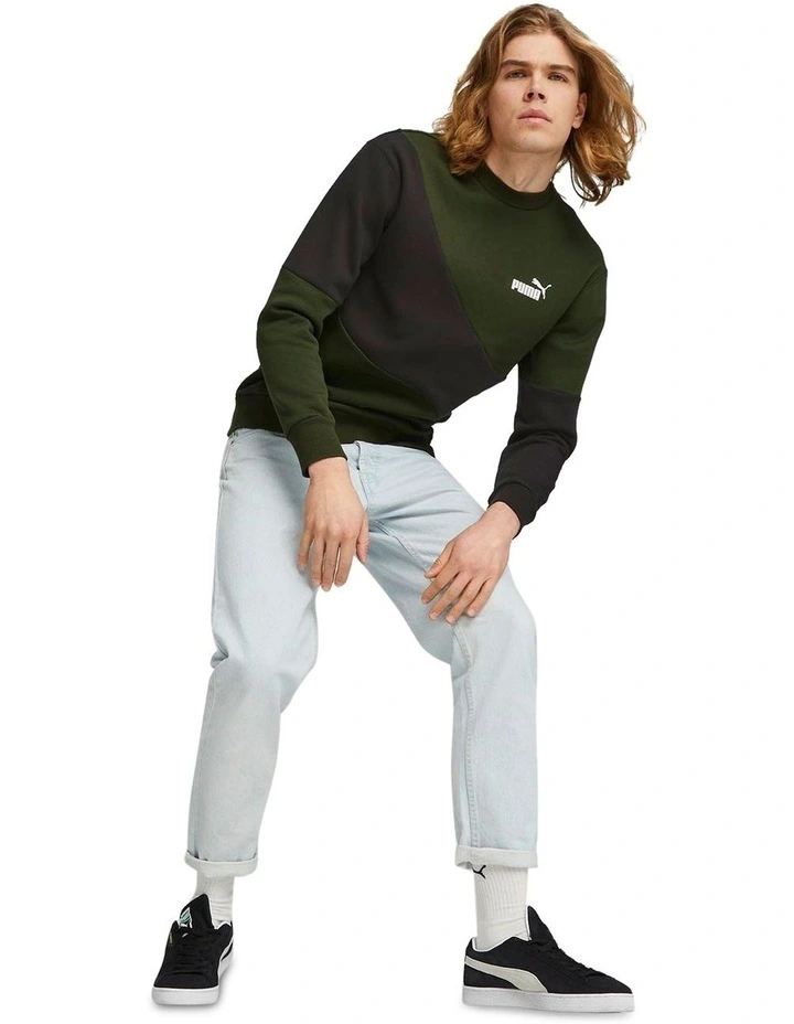 Power Cat Crew Sweatshirt in Myrtle