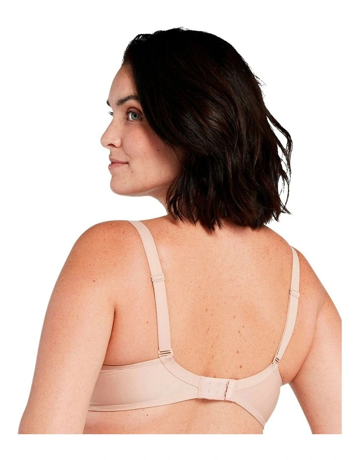 Perfect Curves Smooth Lace Wired T-shirt Bra in Blush