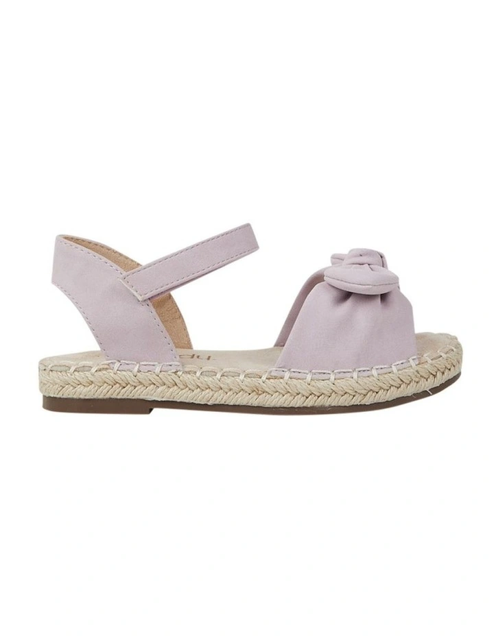 Capri Bow Espadrille Sandals in Lilac