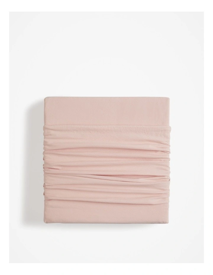 Brae Australian Cotton Double Quilt Cover in Rose