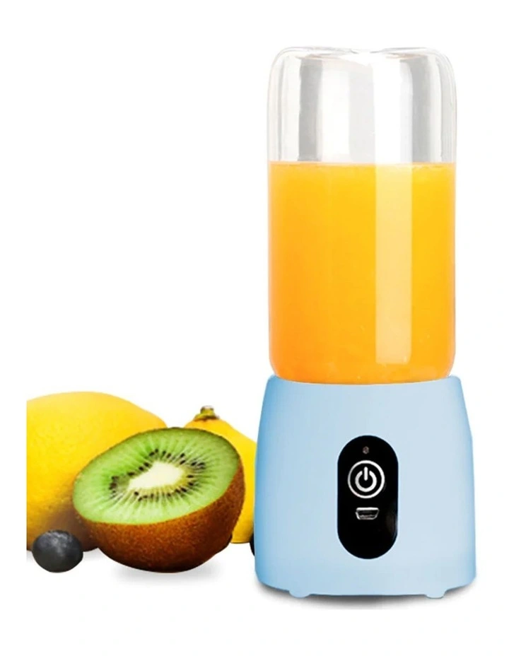 Portable Mini USB Rechargeable Fruit Mixer Juicer in Blue