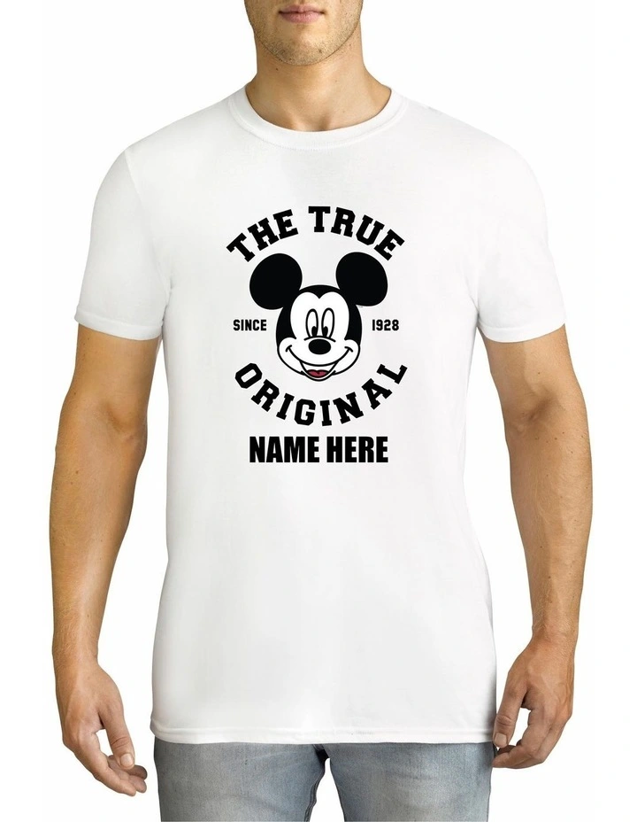 Mickey Mouse The True Original Since 1928 T-shirt in White