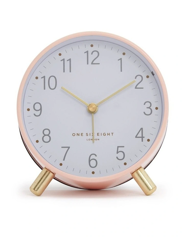 Maisie Blush Silent Alarm Clock