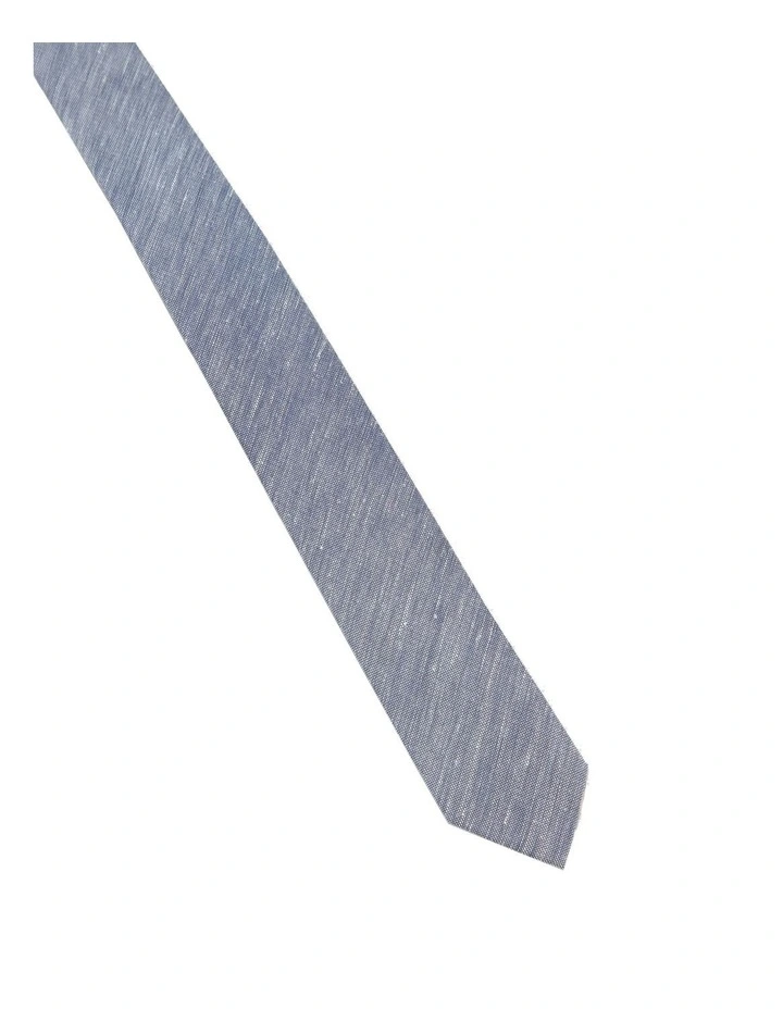 Woven Skinny Urban Tie in Blue